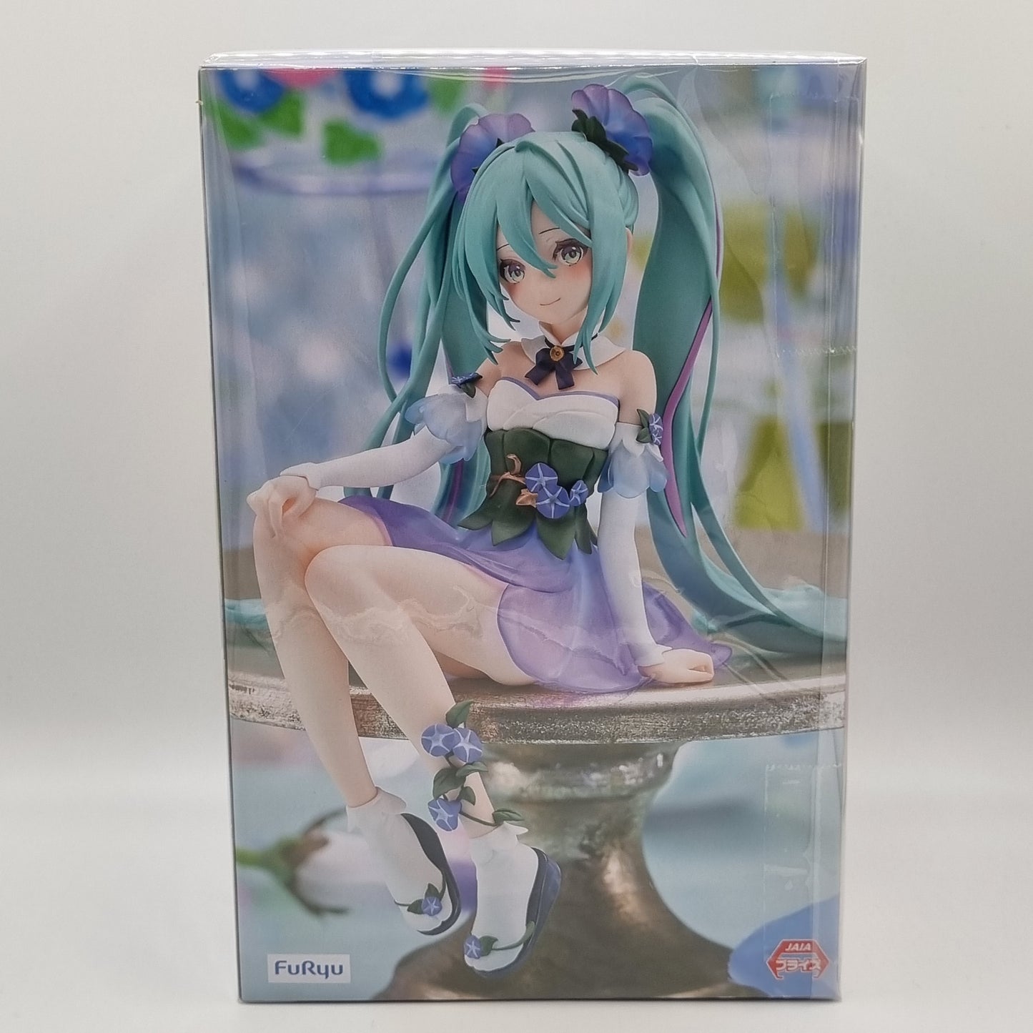Anime Store, Hatsune Miku Noodle Stopper PVC Statue Miku Flower Fairy Morning Glory, Back View Packaging 