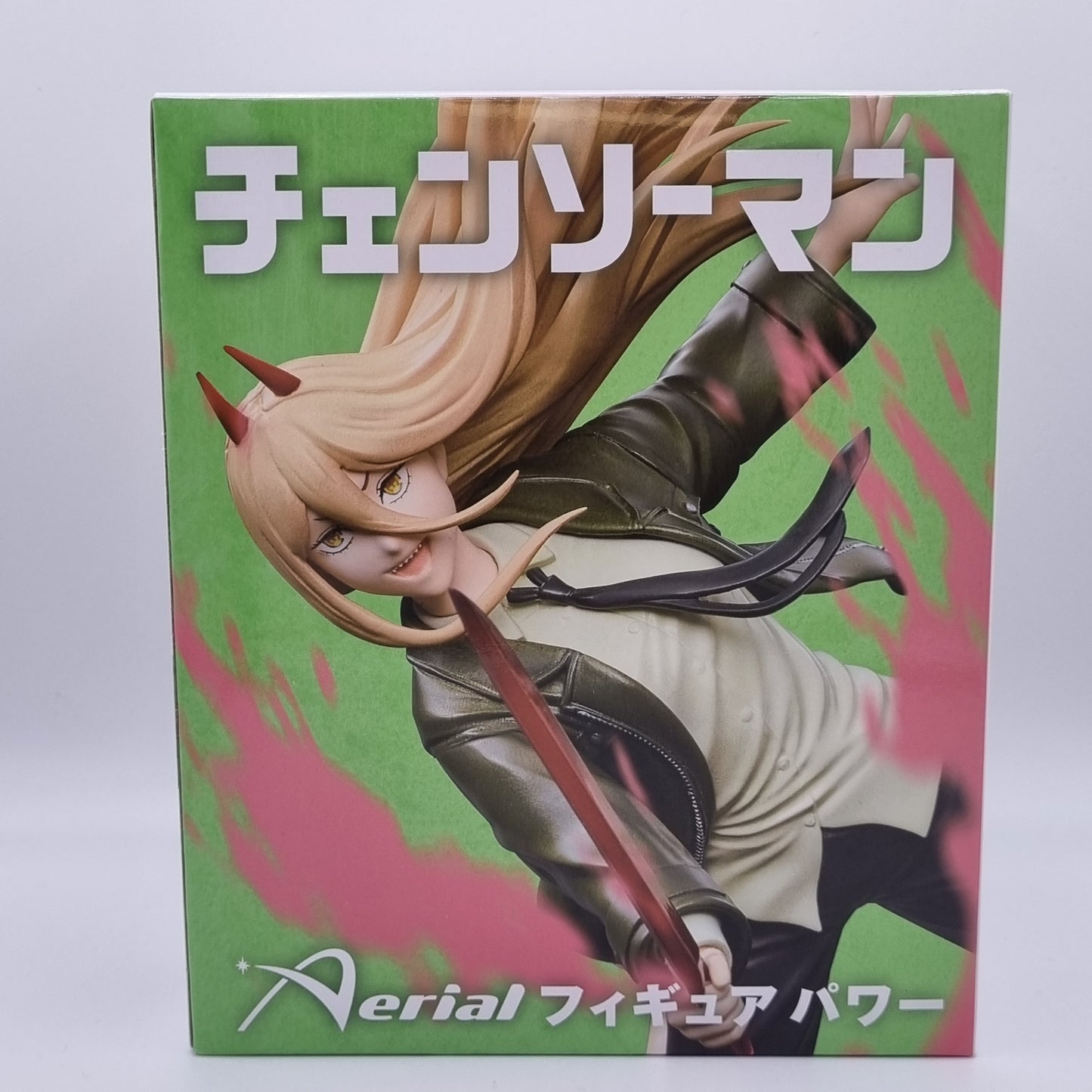 Anime Shop, Chainsaw Man Power Aerial Figure [TAITO], Front View Packaging