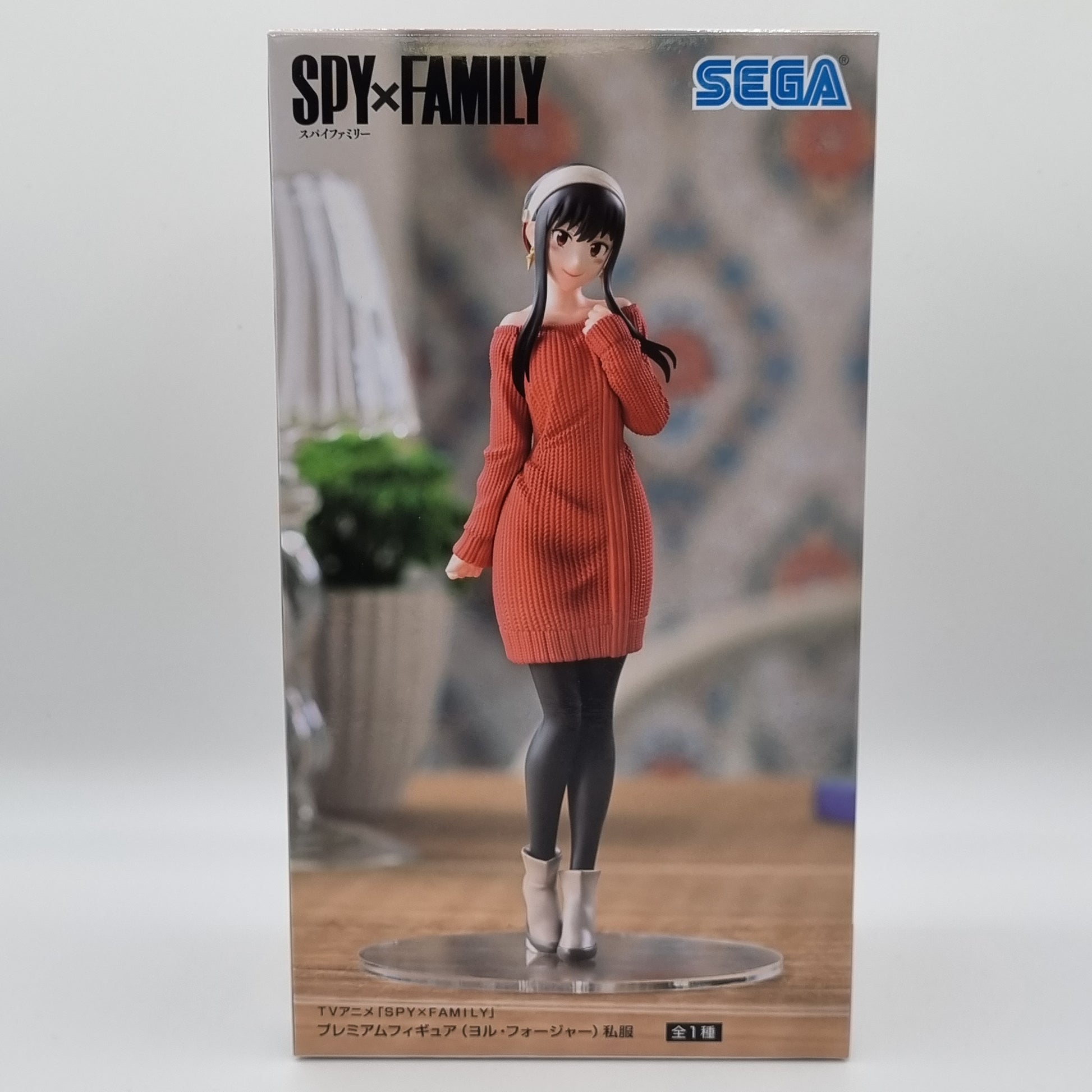 Anime Shop, SPY X FAMILY - YOR FORGER CASUAL WEAR PM FIGURE (SEGA), Front View Packaging